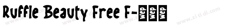 Ruffle Beauty Free F字体转换